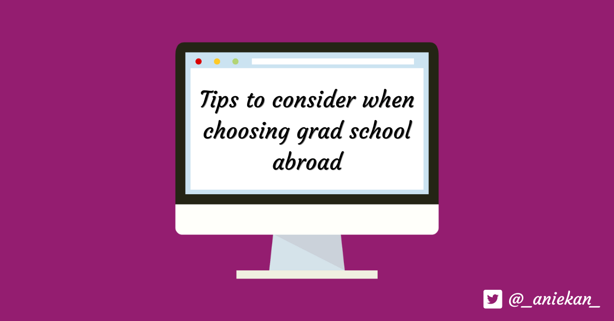 Tips to consider when choosing grad school&nbsp;abroad